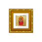 DIVINITI 24K Gold Plated Maa Sharda Photo Frame For Home Decor, Living Room, Festive Gift (10.8 X 10.8 CM)