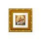 DIVINITI 24K Gold Plated Saraswati Maa Photo Frame For Home Decor, Puja Room, Gift (10.8 X 10.8 CM)