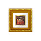 DIVINITI 24K Gold Plated Mata Ka Darbar Photo Frame For Home Decor, Navratri Puja (10.8 X 10.8 CM)