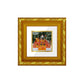 DIVINITI 24K Gold Plated Mata Ka Darbar Photo Frame For Home Decor, Navratri Puja, Gift (10.8 X 10.8 CM)