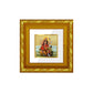 DIVINITI 24K Gold Plated Goddess Durga Photo Frame For Home Decor, TableTop, Puja (10.8 X 10.8 CM)