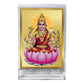 Diviniti 24K Gold Plated Veer Lakshmi Frame For Car Dashboard, Home Decor, Puja Room (11 x 6.8 CM)