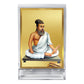 Diviniti 24K Gold Plated Thiruvalluvar Frame For Car Dashboard, Home Decor, Table Top, Prayer (11 x 6.8 CM)