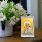 Diviniti 24K Gold Plated Sai Baba Frame For Car Dashboard & Home Decor Showpiece (11 x 6.8 CM)