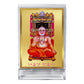 Diviniti 24K Gold Plated Raghavendra Swamy Frame For Car Dashboard, Home Decor, Table Top (11 x 6.8 CM)