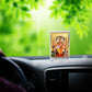 Diviniti 24K Gold Plated Narasimha Frame For Car Dashboard, Home Decor, Table Top, Gift (11 x 6.8 CM)