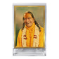 Diviniti 24K Gold Plated Kripalu Ji Maharaj Frame For Car Dashboard, Home Decor, Table (11 x 6.8 CM)