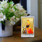 Diviniti 24K Gold Plated Guru Gobind Singh Frame For Car Dashboard, Home Decor, Table Top, Festival Gift (11 x 6.8 CM)