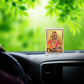 Diviniti 24K Gold Plated Bankey Bihari Frame For Car Dashboard, Home Decor, Table Top, Gift, Puja (11 x 6.8 CM)