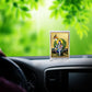 Diviniti 24K Gold Plated Baba Balak Nath Frame For Car Dashboard, Home Decor, Worship & Gift (11 x 6.8 CM)