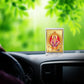 Diviniti 24K Gold Plated Ayyappan Frame For Car Dashboard, Home Decor, Worship & Gift (11 x 6.8 CM)