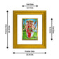 DIVINITI Teen Devi Gold Plated Wall Photo Frame| DG Frame 101 SIZE 1 Wall Photo Frame and 24K Gold Plated Foil| Religious Photo Frame Idol For Prayer, Gifts Items (15CMX13CM)