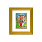 DIVINITI Teen Devi Gold Plated Wall Photo Frame| DG Frame 101 SIZE 1 Wall Photo Frame and 24K Gold Plated Foil| Religious Photo Frame Idol For Prayer, Gifts Items (15CMX13CM)