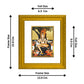 DIVINITI Vallabha Gold Plated Wall Photo Frame| DG Frame 101 Size 1 Wall Photo Frame and 24K Gold Plated Foil| Religious Photo Frame Idol For Prayer, Gifts Items (15CMX13CM)