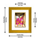 DIVINITI Oriya Mata Gold Plated Wall Photo Frame| DG Frame 101 Size 1 Wall Photo Frame and 24K Gold Plated Foil| Religious Photo Frame Idol For Prayer, Gifts Items (15CMX13CM)