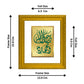 DIVINITI Subhanallahi Wa Bihamdihi Gold Plated Wall Photo Frame| DG Frame 101 SIZE 1 Wall Photo Frame and 24K Gold Plated Foil| Religious Photo Frame Idol For Prayer, Gifts Items (15CMX13CM)