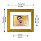 DIVINITI Tarun Sagarji Maharaj Gold Plated Wall Photo Frame| DG Frame 101 SIZE 1 Wall Photo Frame and 24K Gold Plated Foil| Religious Photo Frame Idol For Prayer, Gifts Items (15CMX13CM)