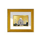 DIVINITI Taj Mahal Gold Plated Wall Photo Frame| DG Frame 101 SIZE 1 Wall Photo Frame and 24K Gold Plated Foil| Religious Photo Frame Idol For Prayer, Gifts Items (15CMX13CM)