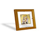 DIVINITI Shiva Parvati Gold Plated Wall Photo Frame| DG Frame 101 Size 1 Wall Photo Frame and 24K Gold Plated Foil| Religious Photo Frame Idol For Prayer, Gifts Items (15CMX13CM)