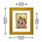 DIVINITI Shiva Parivar-3 Gold Plated Wall Photo Frame| DG Frame 101 Size 1 Wall Photo Frame and 24K Gold Plated Foil| Religious Photo Frame Idol For Prayer, Gifts Items (15CMX13CM)