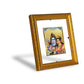 DIVINITI Shiva Parivar-3 Gold Plated Wall Photo Frame| DG Frame 101 Size 1 Wall Photo Frame and 24K Gold Plated Foil| Religious Photo Frame Idol For Prayer, Gifts Items (15CMX13CM)