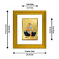 DIVINITI Sai Baba-1 Gold Plated Wall Photo Frame| DG Frame 101 Size 1 Wall Photo Frame and 24K Gold Plated Foil| Religious Photo Frame Idol For Prayer, Gifts Items (15CMX13CM)