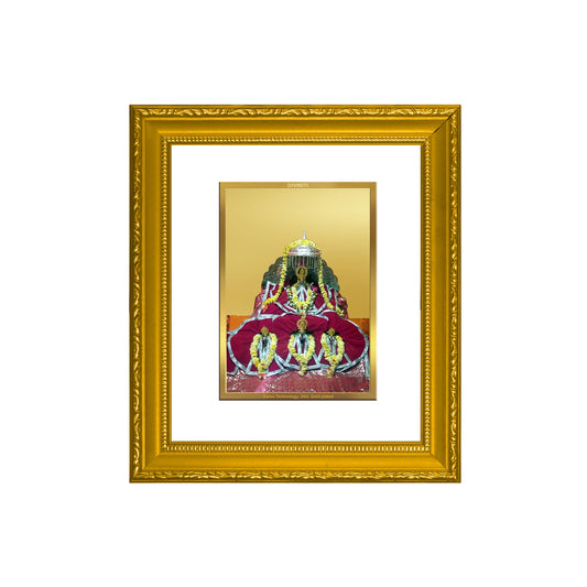 DIVINITI Ram Lalla Gold Plated Wall Photo Frame| DG Frame 101 Size 1 Wall Photo Frame and 24K Gold Plated Foil| Religious Photo Frame Idol For Prayer, Gifts Items (15CMX13CM)