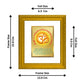 DIVINITI Om Gayatri Mantra Gold Plated Wall Photo Frame| DG Frame 101 Size 1 Wall Photo Frame and 24K Gold Plated Foil| Religious Photo Frame Idol For Prayer, Gifts Items (15CMX13CM)