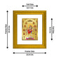 DIVINITI Nav Durga Gold Plated Wall Photo Frame| DG Frame 101 Size 1 Wall Photo Frame and 24K Gold Plated Foil| Religious Photo Frame Idol For Prayer, Gifts Items (15CMX13CM)