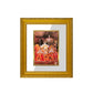 DIVINITI Mata Ka Darbar Gold Plated Wall Photo Frame| DG Frame 101 Wall Photo Frame and 24K Gold Plated Foil| Religious Photo Frame Idol For Prayer, Gifts Items (15.5CMX13.5CM)