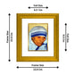 DIVINITI Mother Teresa Gold Plated Wall Photo Frame| DG Frame 101 Wall Photo Frame and 24K Gold Plated Foil| Religious Photo Frame Idol For Prayer, Gifts Items (15.5CMX13.5CM)