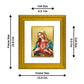 DIVINITI Mother Mary Gold Plated Wall Photo Frame| DG Frame 101 Wall Photo Frame and 24K Gold Plated Foil| Religious Photo Frame Idol For Prayer, Gifts Items (15.5CMX13.5CM)