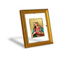 DIVINITI Mother Mary Gold Plated Wall Photo Frame| DG Frame 101 Wall Photo Frame and 24K Gold Plated Foil| Religious Photo Frame Idol For Prayer, Gifts Items (15.5CMX13.5CM)