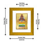 DIVINITI Mahavira with Namokar Gold Plated Wall Photo Frame| DG Frame 101 Wall Photo Frame and 24K Gold Plated Foil| Religious Photo Frame Idol For Prayer, Gifts Items (15.5CMX13.5CM)