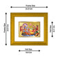 DIVINITI Vishnu Lakshmi Gold Plated Wall Photo Frame| DG Frame 101 Wall Photo Frame and 24K Gold Plated Foil| Religious Photo Frame Idol For Prayer, Gifts Items (15.5CMX13.5CM)