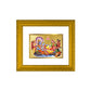 DIVINITI Vishnu Lakshmi Gold Plated Wall Photo Frame| DG Frame 101 Wall Photo Frame and 24K Gold Plated Foil| Religious Photo Frame Idol For Prayer, Gifts Items (15.5CMX13.5CM)