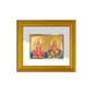 DIVINITI Lakshmi Ganesha Gold Plated Wall Photo Frame| DG Frame 101 Wall Photo Frame and 24K Gold Plated Foil| Religious Photo Frame Idol For Prayer, Gifts Items (15.5CMX13.5CM)