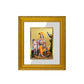 DIVINITI Krishna Gold Plated Wall Photo Frame| DG Frame 101 Wall Photo Frame and 24K Gold Plated Foil| Religious Photo Frame Idol For Prayer, Gifts  (15.5CMX13.5CM)