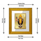 DIVINITI Maa Kali Gold Plated Wall Photo Frame| DG Frame 101 Wall Photo Frame and 24K Gold Plated Foil| Religious Photo Frame Idol For Prayer, Gifts Items (15.5CMX13.5CM)