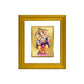 DIVINITI Ganesha Gold Plated Wall Photo Frame| DG Frame 101 Wall Photo Frame and 24K Gold Plated Foil| Religious Photo Frame Idol For Prayer(15.5CMX13.5CM)