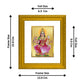 DIVINITI Dhan Lakshmi Gold Plated Wall Photo Frame| DG Frame 101 Wall Photo Frame and 24K Gold Plated Foil| Religious Photo Frame Idol For Prayer, Gifts Items (15.5CMX13.5CM)