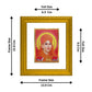 DIVINITI Dayanand Saraswati Gold Plated Wall Photo Frame| DG Frame 101 Wall Photo Frame and 24K Gold Plated Foil| Religious Photo Frame Idol For Prayer, Gifts Items (15.5CMX13.5CM)