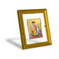 DIVINITI Dattatreya-2 Gold Plated Wall Photo Frame| DG Frame 101 Wall Photo Frame and 24K Gold Plated Foil| Religious Photo Frame Idol For Prayer, Gifts Items (15.5CMX13.5CM)