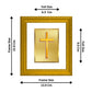 DIVINITI Holy Cross Gold Plated Wall Photo Frame DG Frame 101 Wall Photo Frame and 24K Gold Plated Foil| Religious Photo Frame(15.5CMX13.5CM)