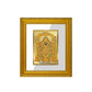 DIVINITI Triveni Balaji Gold Plated Wall Photo Frame | DG Frame 101 Wall Photo Frame and 24K Gold Plated Foil| Religious Photo Frame (15.5CMX13.5CM)