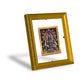 DIVINITI Ayyappan Vinayagar Gold Plated Wall Photo Frame| DG Frame 101 Wall Photo Frame and 24K Gold Plated Foil| Religious Photo Frame Idol For Prayer, Gifts Items (15.5CMX13.5CM)