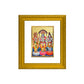 DIVINITI Brahma Vishnu Mahesh Gold Plated Wall Photo Frame| DG Frame 101 Wall Photo Frame and 24K Gold Plated Foil| Religious Photo Frame Idol For Prayer(15.5CMX13.5CM)