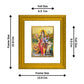 DIVINITI Ardhnarishwar Gold Plated Wall Photo Frame| DG Frame 101 Wall Photo Frame and 24K Gold Plated Foil| Religious Photo Frame Idol For Prayer, Gifts Items (15.5CMX13.5CM)