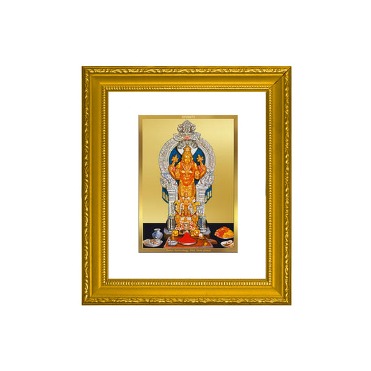 DIVINITI Annapoorna Gold Plated Wall Photo Frame| DG Frame 101 Wall Photo Frame and 24K Gold Plated Foil| Religious Photo Frame Idol For Prayer, Gifts Items (15.5CMX13.5CM)