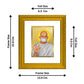 DIVINITI Acharya Shri Mahashraman Gold Plated Wall Photo Frame| DG Frame 101 Wall Photo Frame and 24K Gold Plated Foil| Religious Photo Frame Idol For Prayer, Gifts Items (15.5CMX13.5CM)